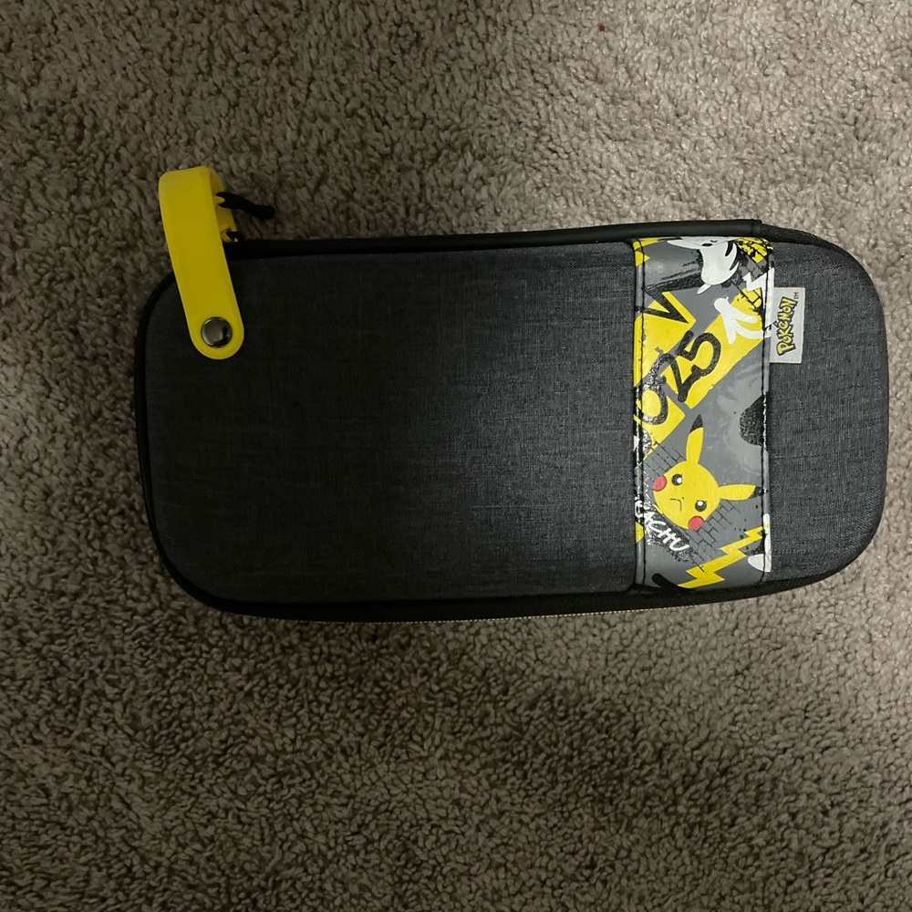Pikachu Handheld Console Case - Black and Yellow